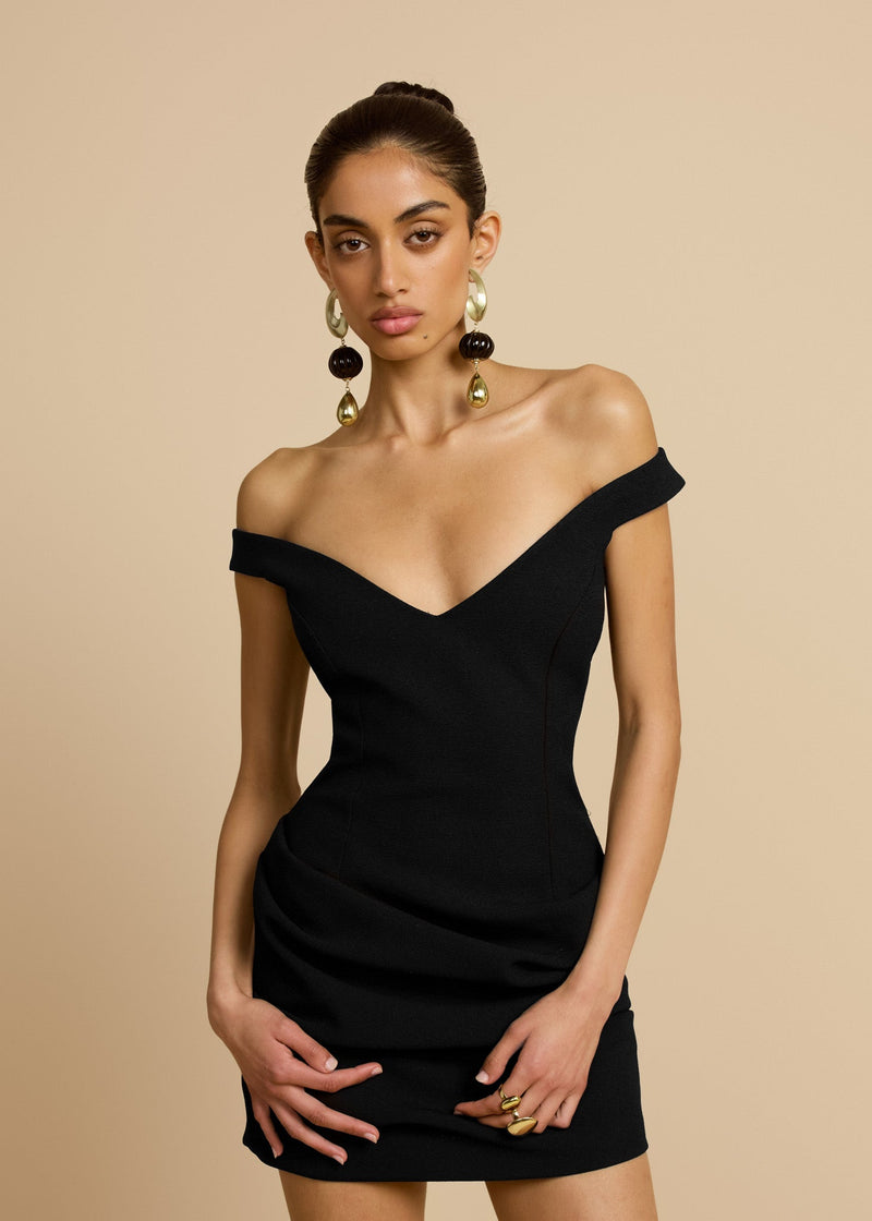 Hire ARCINA ORI Avery Mini Dress in Black