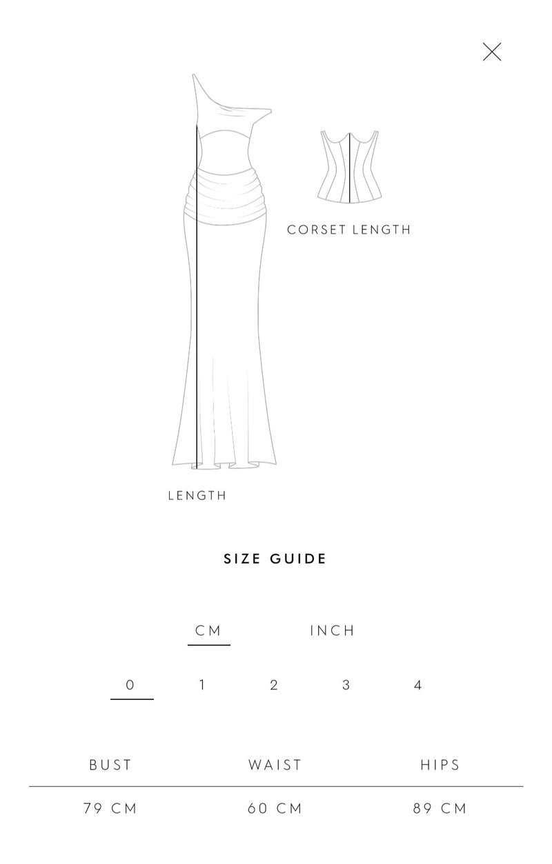 Hire NATALIE ROLT Cadence Gown in Baby Blue