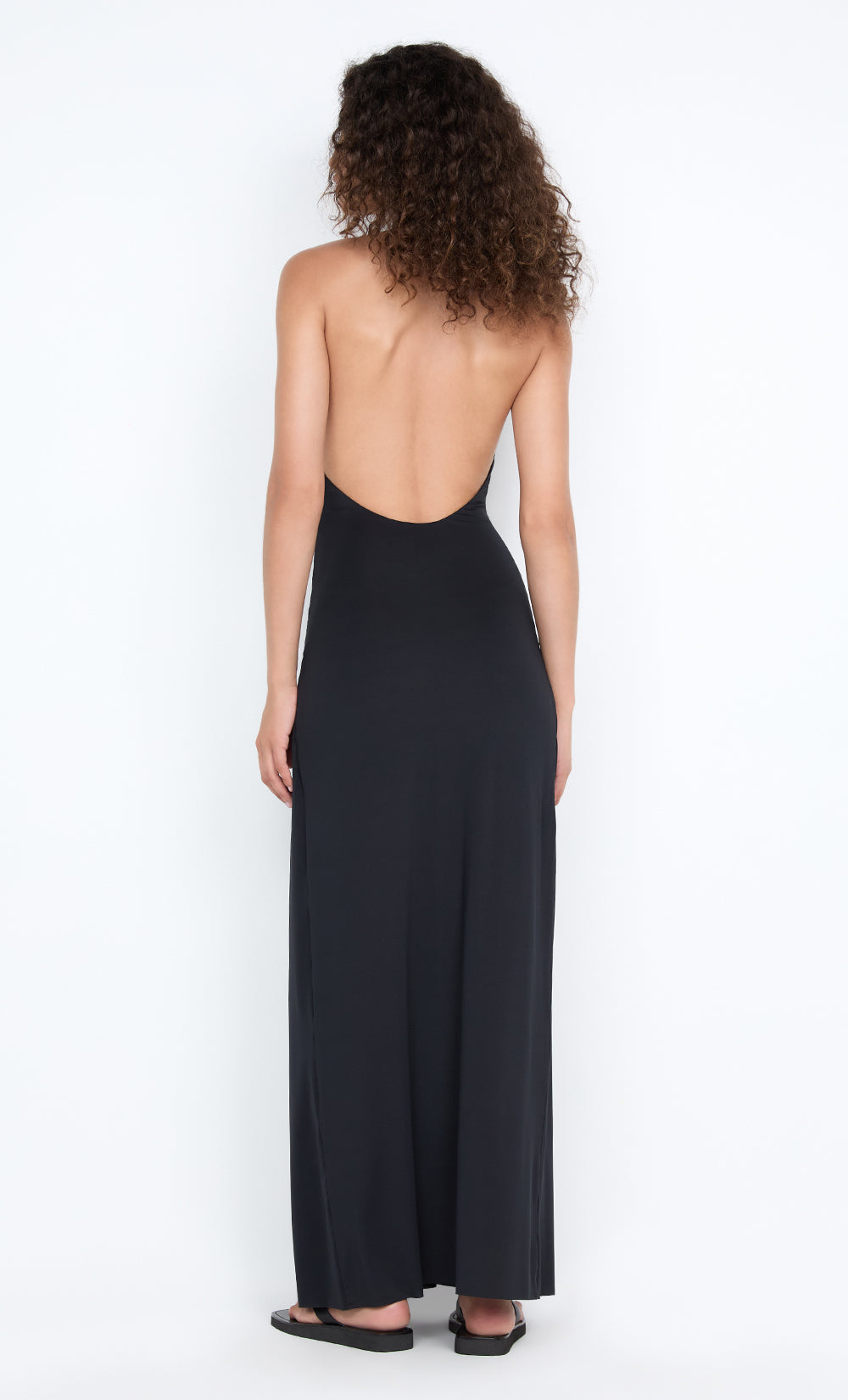 Hire BEC+BRIDGE Tillie Drape Maxi Dress in Black