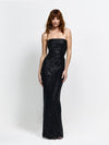 Hire EFFIE KATS Thalia Gown in Black Sequin