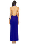 Hire BEC+BRIDGE Nessie Cowl Neck Maxi Dress in Ultramarine Blue