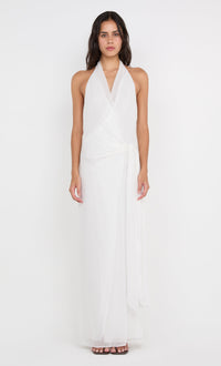 Hire BEC+BRIDGE Soneva Wrap Maxi Dress in Ivory White