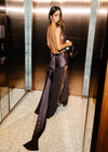 Hire EFFIE KATS Ricardo Gown in Chocolate Brown