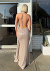 Hire CALIA COLLECTION Leila Sequin Maxi Dress in Silver