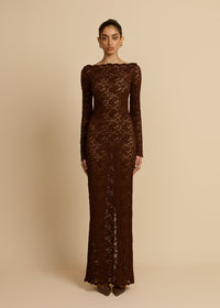 Hire ARCINA ORI Monet Dress in Brown