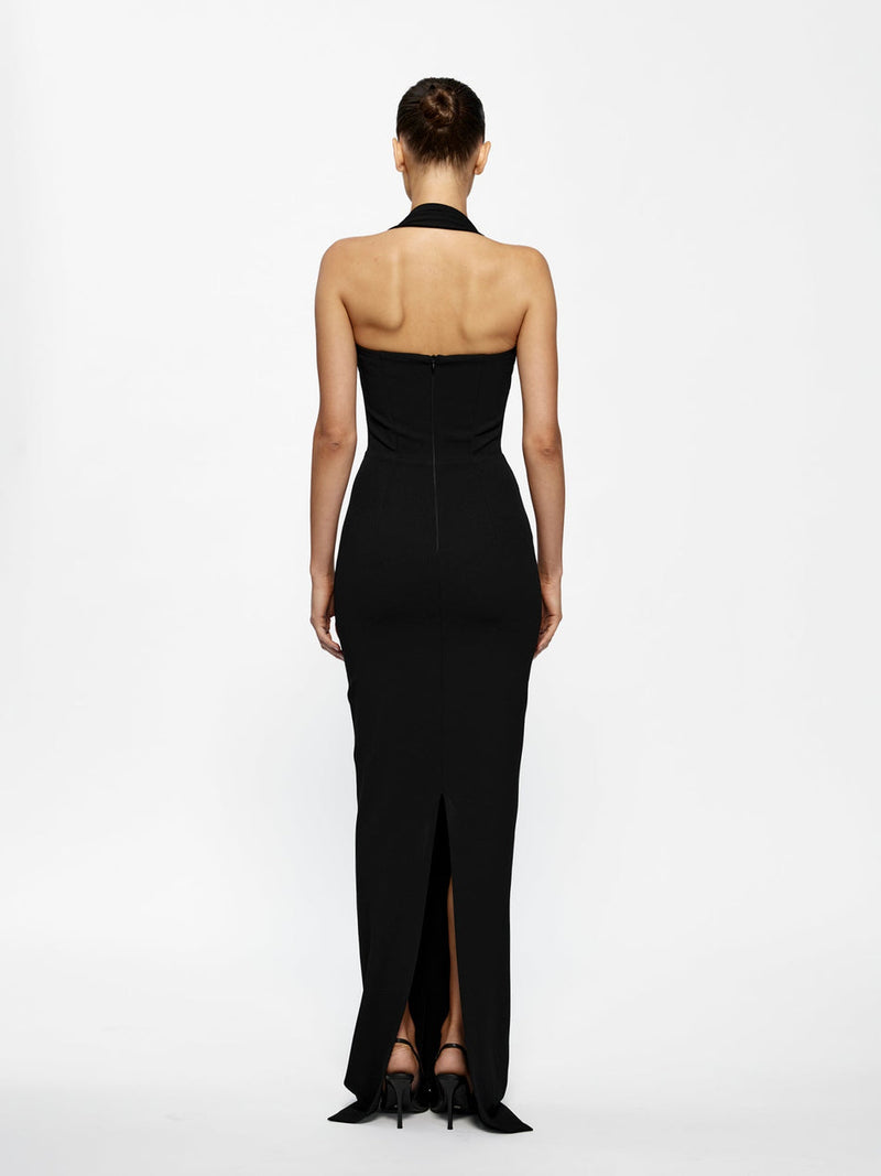Hire EFFIE KATS Marian Gown in Black
