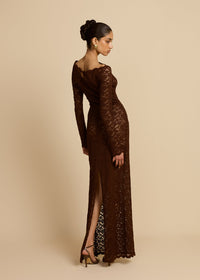 Hire ARCINA ORI Monet Dress in Brown
