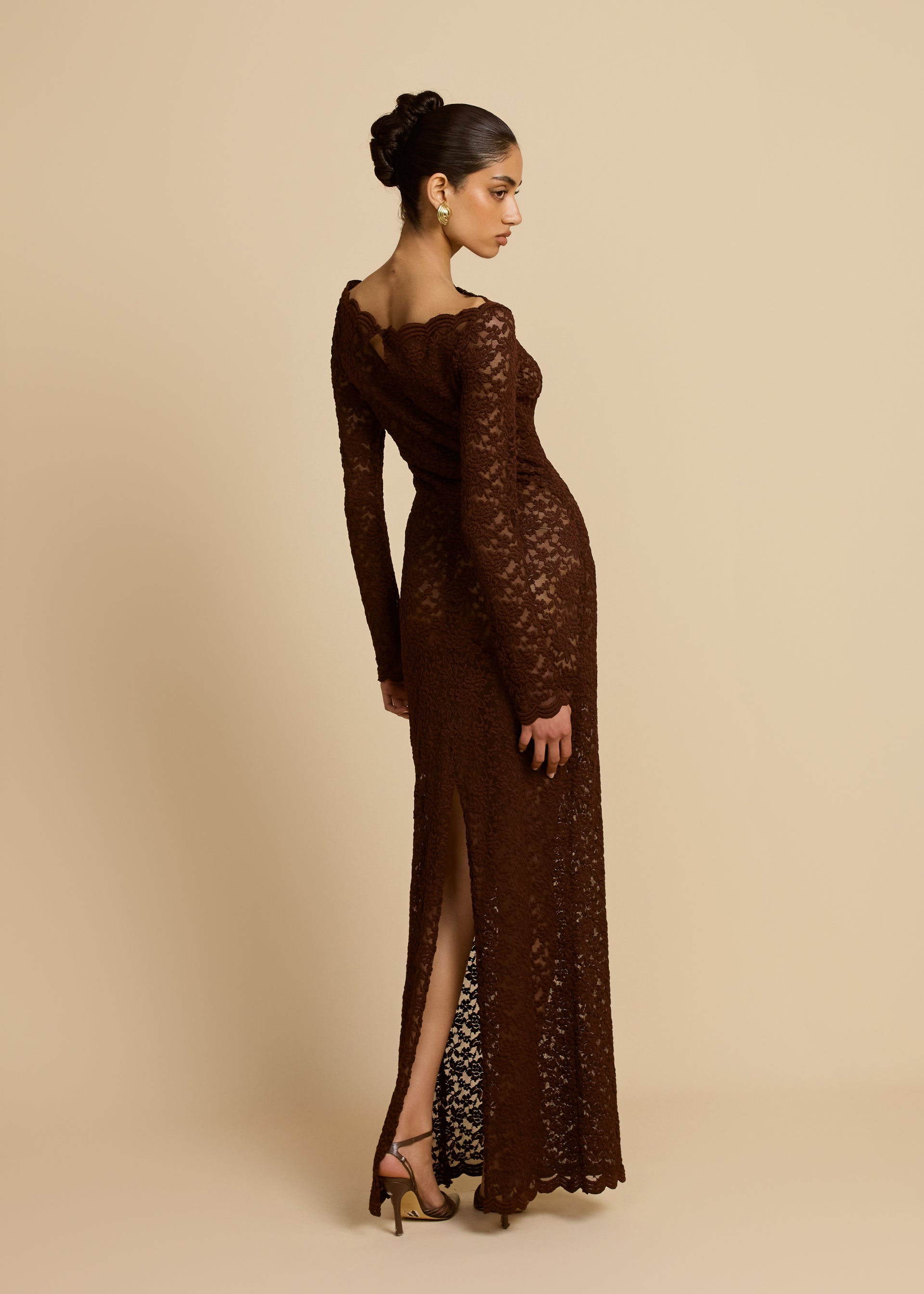 Hire ARCINA ORI Monet Dress in Brown