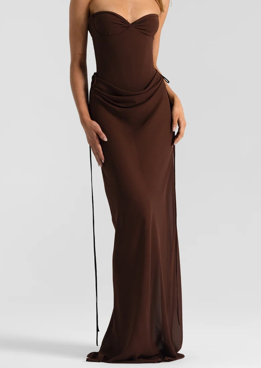 Hire NATALIE ROLT Allira Skirt in Espresso Brown (SKIRT ONLY)