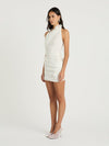 Hire BENNI Perry Mini Dress in Marshmallow White
