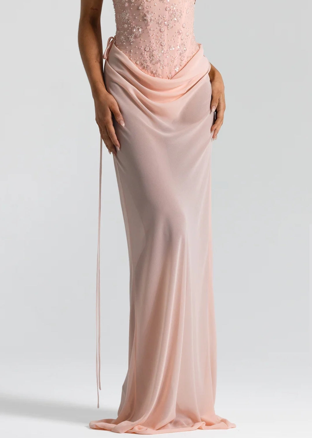 Hire NATALIE ROLT Allira Skirt in Baby Pink (SKIRT ONLY)