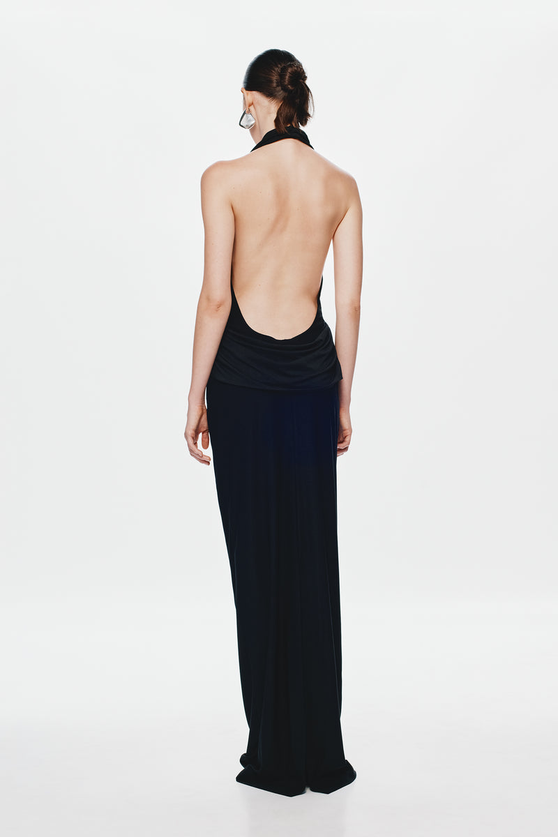 Hire MISHA Vanessa Jersey Maxi Dress in Black
