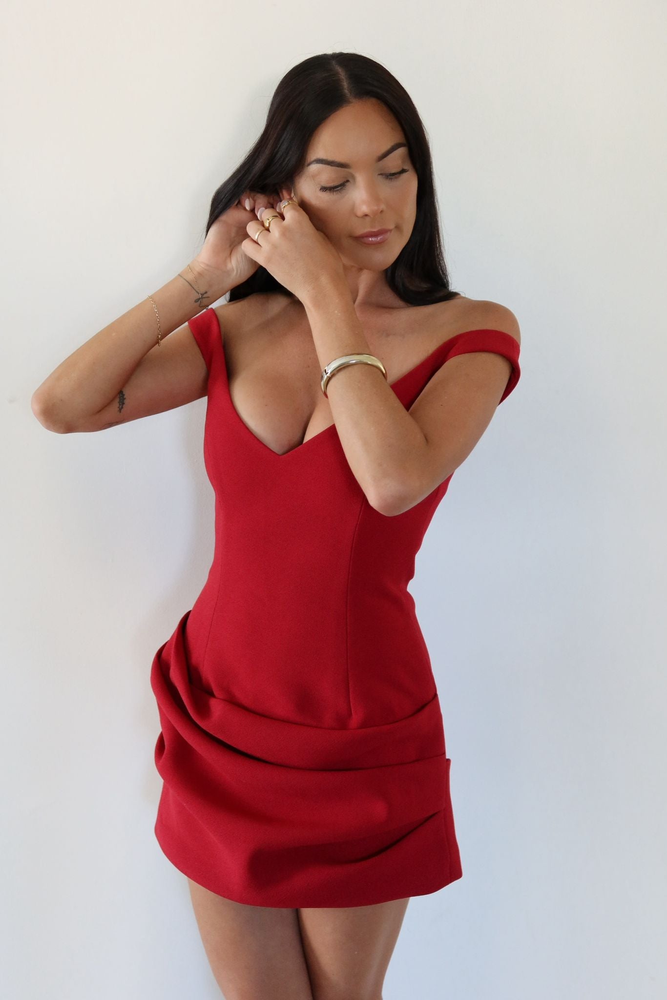 Hire ARCINA ORI Avery Mini Dress in Red