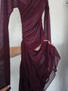 Hire BENNI Mable Maxi Dress in Plum