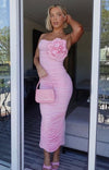 Hire BIANCA & BRIDGETT Tara Midi Dress in Pink