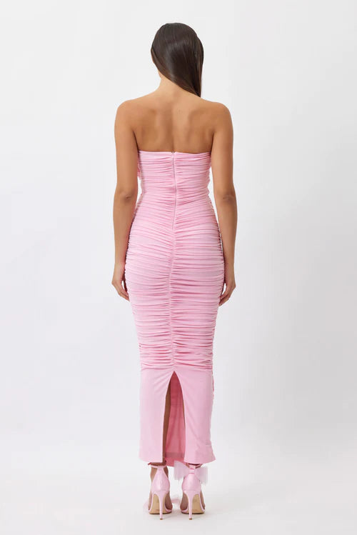Hire BIANCA & BRIDGETT Tara Midi Dress in Pink