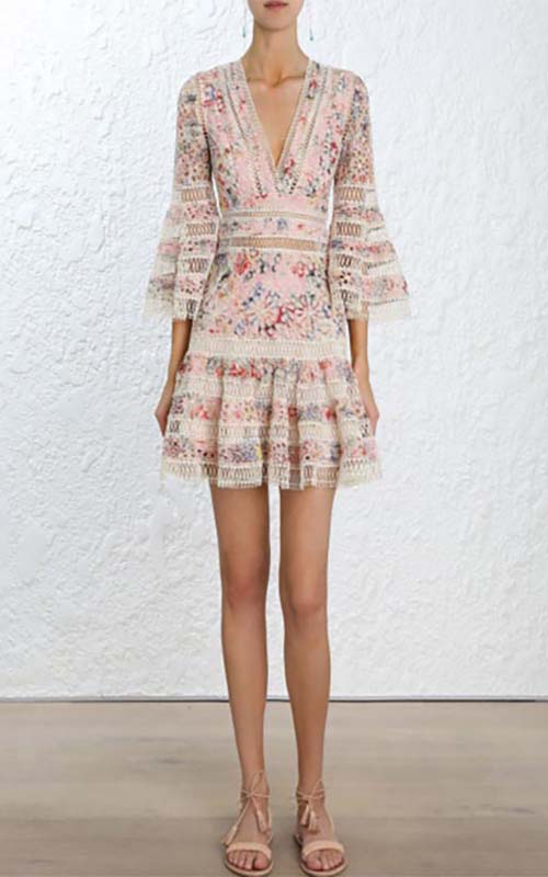 Zimmermann leila outlet dress