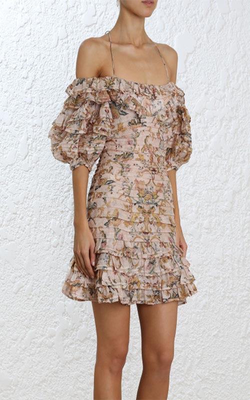 Zimmermann painted heart folds dress clearance hire